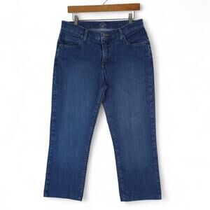 Jeans Donna Vita Media Gamba Dritta - Riders By Lee Indigo, Plus Size Elasticizzati - 4